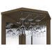 Alviso Corner Bar Cabinet with Stemware Rack Rustic Oak - U&U Home Budget Furniture (Carteret, NJ)