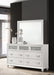 Barzini 7-drawer Dresser White - U&U Home Budget Furniture (Carteret, NJ)