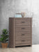 Brantford 4-drawer Chest Barrel Oak - U&U Home Budget Furniture (Carteret, NJ)