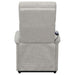 Herrera Power Lift Recliner with Wired Remote Beige - U&U Home Budget Furniture (Carteret, NJ)