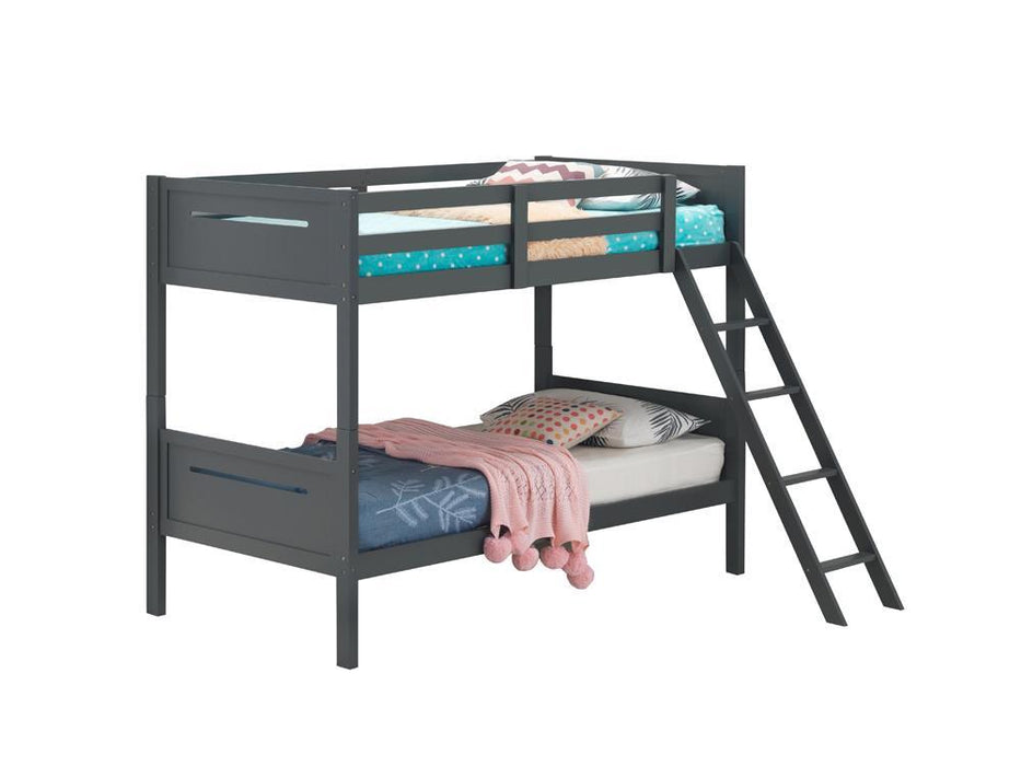 G405051 Twin/Twin Bunk Bed - U&U Home Budget Furniture (Carteret, NJ)