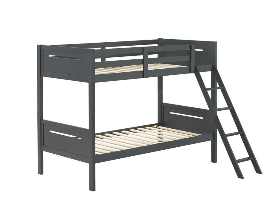 G405051 Twin/Twin Bunk Bed - U&U Home Budget Furniture (Carteret, NJ)