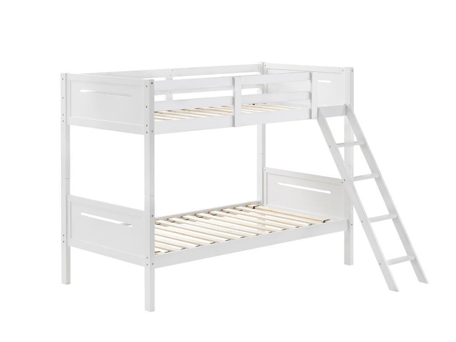 G405051 Twin/Twin Bunk Bed - U&U Home Budget Furniture (Carteret, NJ)