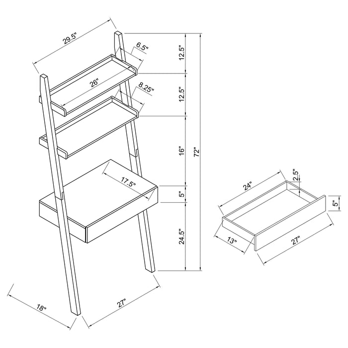 Colella Desk Sets - U&U Home Budget Furniture (Carteret, NJ)