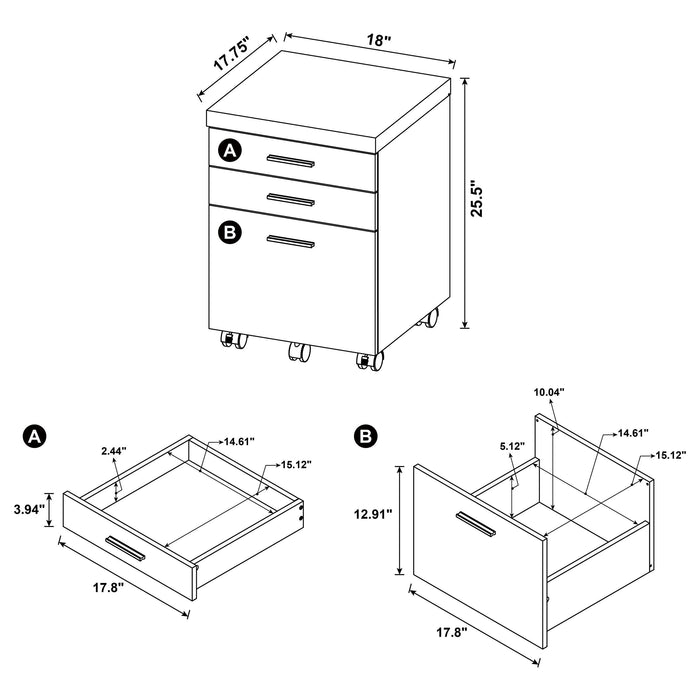 Skylar Desk Sets - U&U Home Budget Furniture (Carteret, NJ)