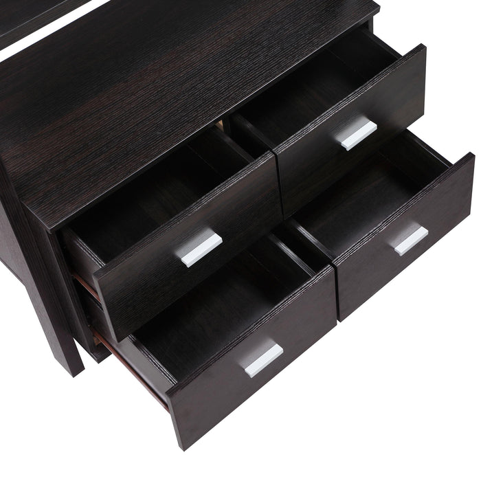 Colella Bookshelf - U&U Home Budget Furniture (Carteret, NJ)