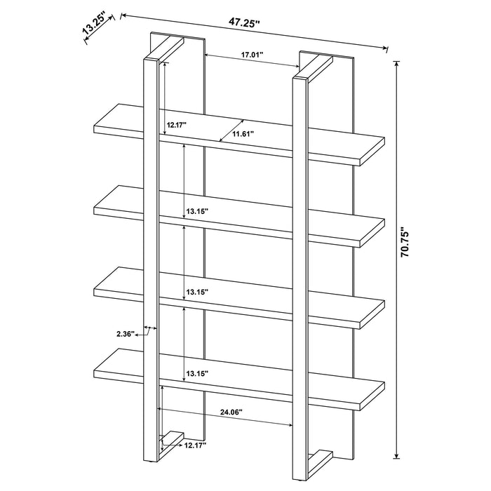 Danbrook Bookshelf - U&U Home Budget Furniture (Carteret, NJ)