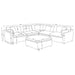 Hobson 6 Piece Sectionals - U&U Home Budget Furniture (Carteret, NJ)