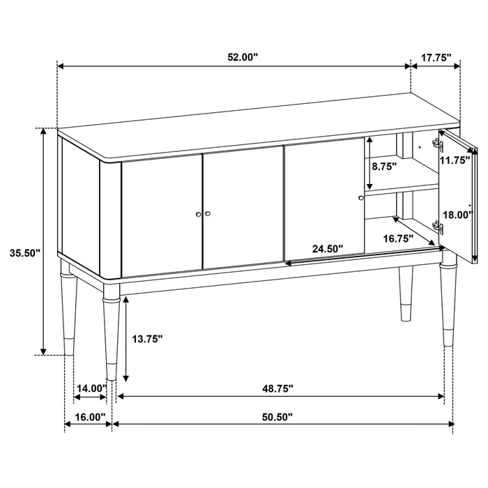 Reseda Sideboards - U&U Home Budget Furniture (Carteret, NJ)