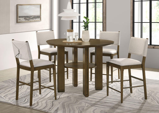 Ottowa 5 Pc Counter Height Dining Sets - U&U Home Budget Furniture (Carteret, NJ)