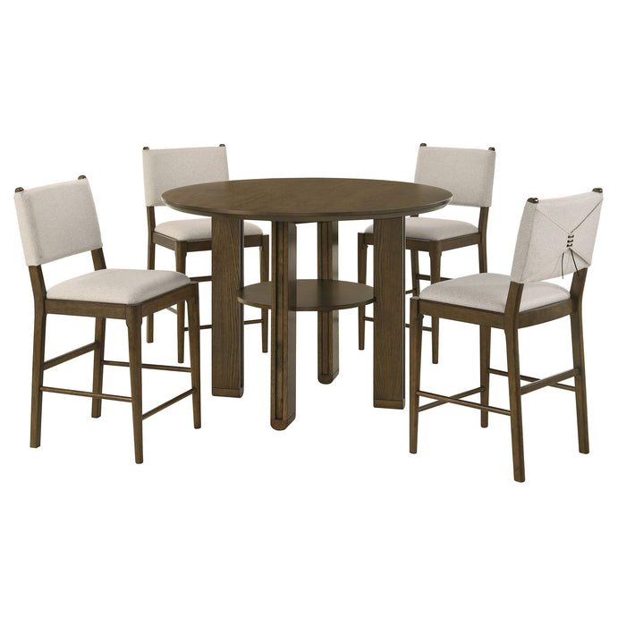 Ottowa 5 Pc Counter Height Dining Sets - U&U Home Budget Furniture (Carteret, NJ)