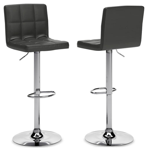 Bellatier Adjustable Height Bar Stool - U&U Home Budget Furniture (Carteret, NJ)
