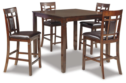 Bennox Counter Height Dining Table and Bar Stools (Set of 5) - U&U Home Budget Furniture (Carteret, NJ)