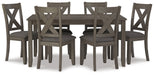 Caitbrook Dining Table and Chairs (Set of 7) - U&U Home Budget Furniture (Carteret, NJ)