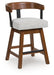 Ralene Counter Height Barstool (Set of 2) - U&U Home Budget Furniture (Carteret, NJ)