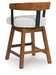 Ralene Counter Height Barstool (Set of 2) - U&U Home Budget Furniture (Carteret, NJ)
