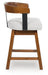 Ralene Counter Height Barstool (Set of 2) - U&U Home Budget Furniture (Carteret, NJ)