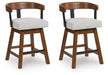 Ralene Counter Height Barstool (Set of 2) - U&U Home Budget Furniture (Carteret, NJ)