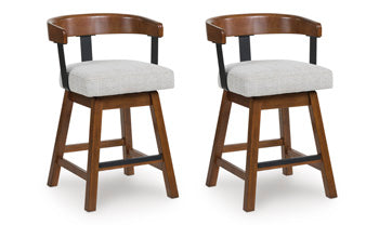 Ralene Counter Height Barstool (Set of 2) - U&U Home Budget Furniture (Carteret, NJ)