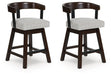 Haddigan Counter Height Barstool (Set of 2) - U&U Home Budget Furniture (Carteret, NJ)