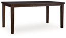 Haddigan Counter Height Dining Extension Table - U&U Home Budget Furniture (Carteret, NJ)