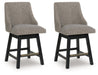 Neymorton Counter Height Barstool (Set of 2) - U&U Home Budget Furniture (Carteret, NJ)