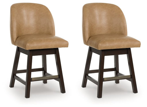 Neymorton Counter Height Barstool (Set of 2) - U&U Home Budget Furniture (Carteret, NJ)
