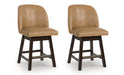 Neymorton Counter Height Barstool (Set of 2) - U&U Home Budget Furniture (Carteret, NJ)