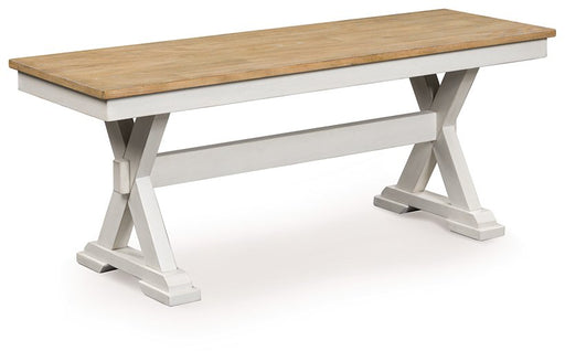Purlaney 48" Dining Bench - U&U Home Budget Furniture (Carteret, NJ)