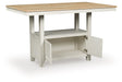 Purlaney Counter Height Dining Table - U&U Home Budget Furniture (Carteret, NJ)