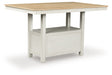 Purlaney Counter Height Dining Table - U&U Home Budget Furniture (Carteret, NJ)