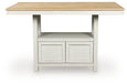Purlaney Counter Height Dining Table - U&U Home Budget Furniture (Carteret, NJ)