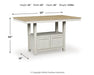 Purlaney Counter Height Dining Table - U&U Home Budget Furniture (Carteret, NJ)