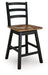 Wildenauer Counter Height Swivel Barstool - U&U Home Budget Furniture (Carteret, NJ)