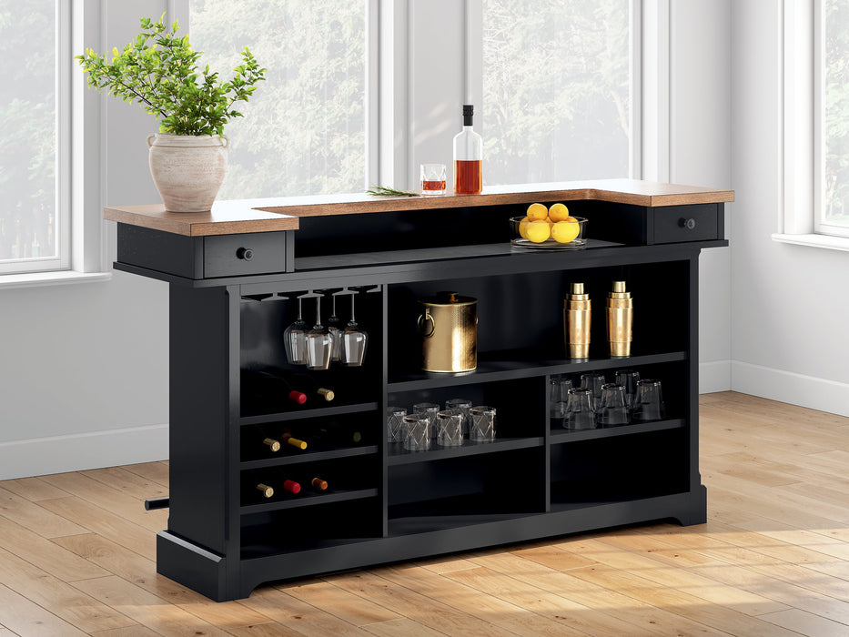 Wildenauer 78" Bar - U&U Home Budget Furniture (Carteret, NJ)