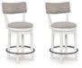 Robbinsdale Counter Height Barstool (Set of 2) - U&U Home Budget Furniture (Carteret, NJ)