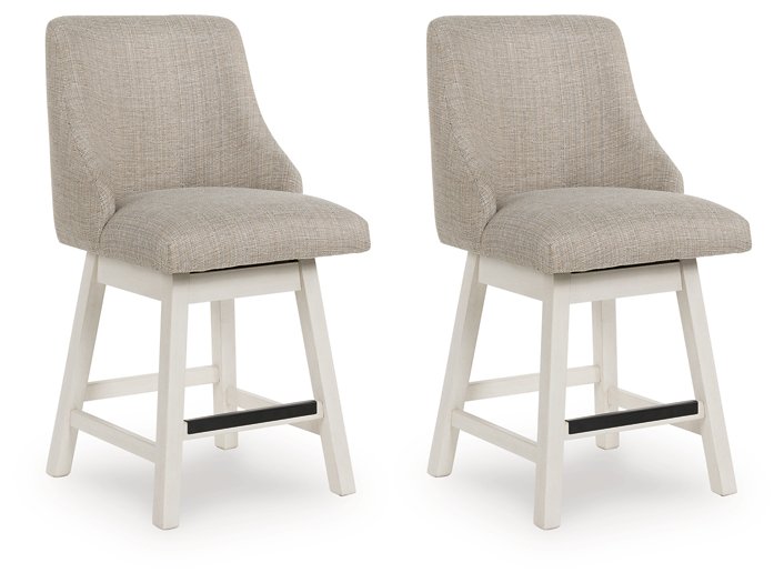 Robbinsdale Counter Height Barstool (Set of 2) - U&U Home Budget Furniture (Carteret, NJ)