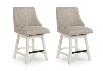 Robbinsdale Counter Height Barstool (Set of 2) - U&U Home Budget Furniture (Carteret, NJ)