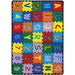 Abbey Alphabet/Multi 4' 9" X 6' 9" Area Rug - U&U Home Budget Furniture (Carteret, NJ)