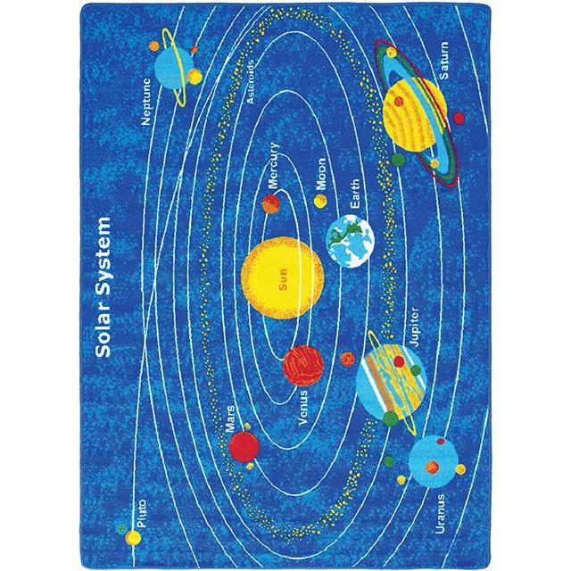 Abbey Solar System 4' 9" X 6' 9" Area Rug - U&U Home Budget Furniture (Carteret, NJ)