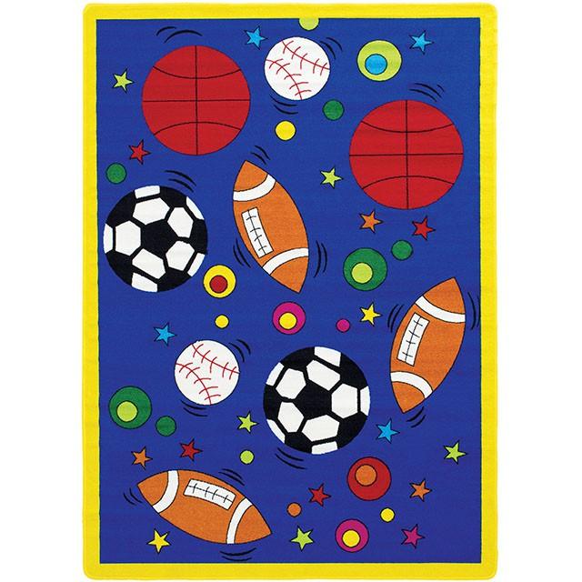 Abbey Sports 4' 9" X 6' 9" Area Rug - U&U Home Budget Furniture (Carteret, NJ)