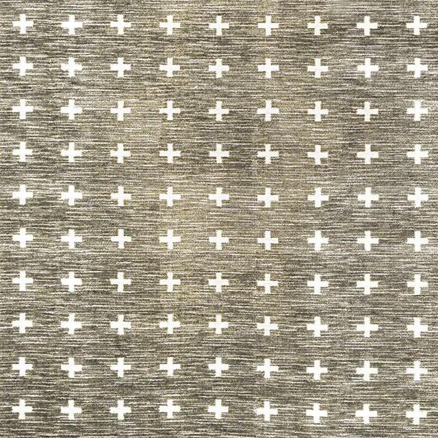 Acanthus Taupe 8' X 10' Area Rug - U&U Home Budget Furniture (Carteret, NJ)