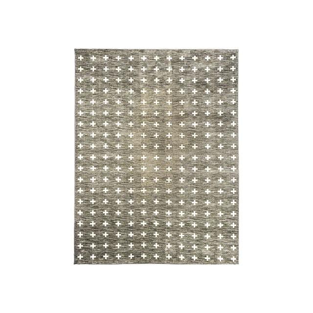 Acanthus Taupe 8' X 10' Area Rug - U&U Home Budget Furniture (Carteret, NJ)