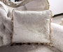 Acapulco White & Espresso Sofa - U&U Home Budget Furniture (Carteret, NJ)