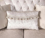 Acapulco White & Espresso Sofa - U&U Home Budget Furniture (Carteret, NJ)