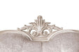 Acapulco White & Espresso Sofa - U&U Home Budget Furniture (Carteret, NJ)