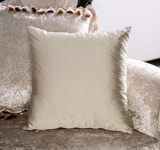 Acapulco White & Espresso Sofa - U&U Home Budget Furniture (Carteret, NJ)