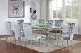 Adalia 7 Pc Dining Table Set - U&U Home Budget Furniture (Carteret, NJ)