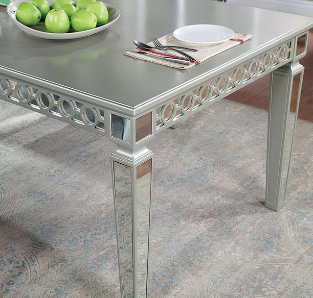 Adalia 7 Pc Dining Table Set - U&U Home Budget Furniture (Carteret, NJ)