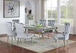 Adalia 7 Pc Dining Table Set - U&U Home Budget Furniture (Carteret, NJ)